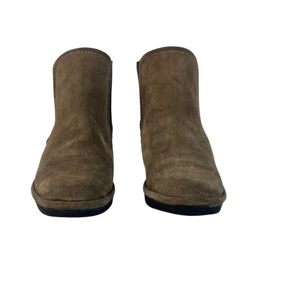 Fly London boots womens‎ 39 Yade booties wedge pull on P500426003 Green Beige - Picture 7 of 8